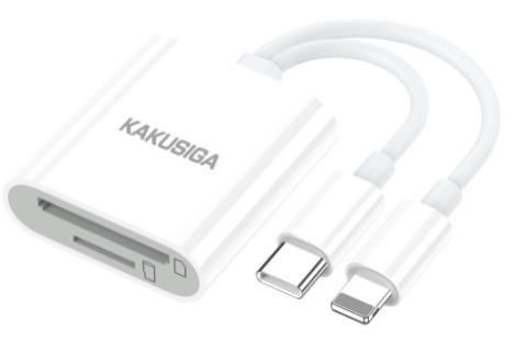 KAKUSIGA KSC-1434 Lightning+ Type-C 4 in 1 card reader