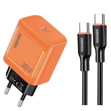 KAKUSIGA KSC-2223 PD 30W Private Mold Charger (EU) Type-C to Lightning