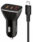 KAKUSIGA KSC-529 dual port digital display car charger cet (Micro)