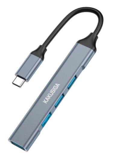KAKUSIGA KSC-752 KUOZHAN 4 in 1 converter (Type-C to USB3.0+USB2.0X3)
