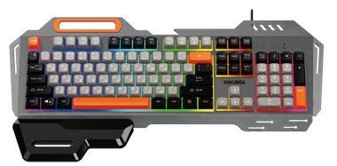 KAKUSIGA KSC-869 Wired Metal Backlit Gaming Keyboard (English Version)