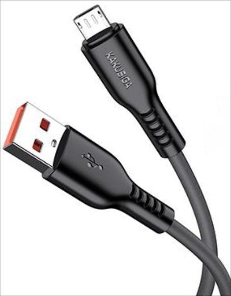 KAKUSIGA KSC-973 silicone charging data cable (Lightning)