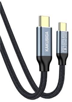 KAKUSIGA KSC-988 USB3.2 20Gbps 100W high definition high speed data cable (2M)