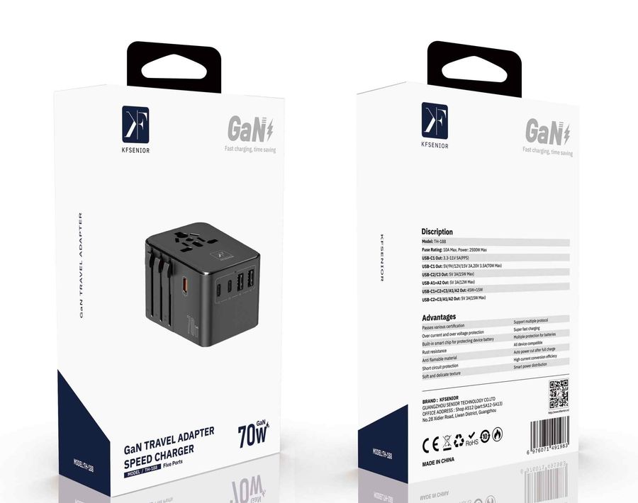 KF SENIOR TH-188 Travel adapter