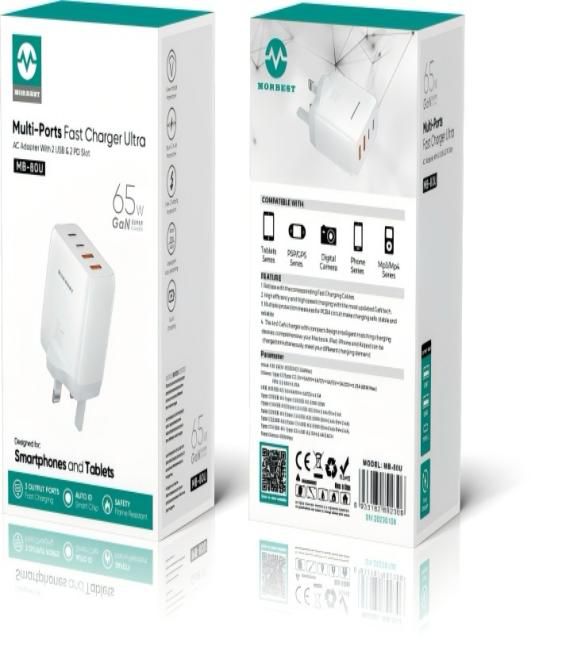 MOREBEST TB8 0 C CAA 65W Wall charger