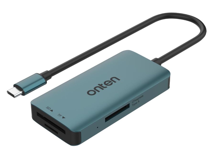ONTEN OTN-C12 Type-A & SDXC & Micro SDXC Card Reader Support: USB-C Type-A, SD