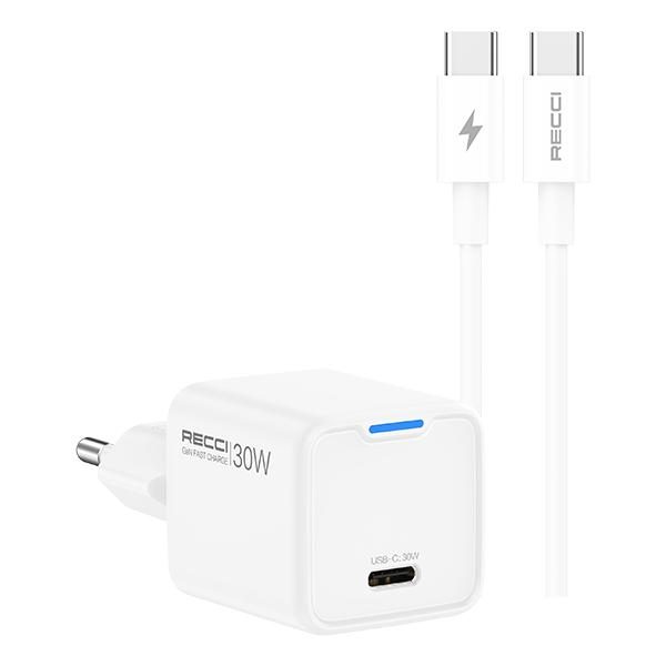 RECCI RC112E PD 30W EU plug PD charger