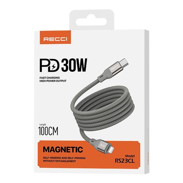 RECCI RS23CL Magnetic organizing data cable PD30W