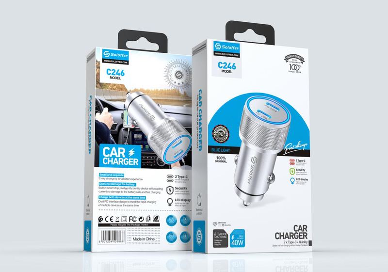 SOLOFFER C246 C-C Car charger