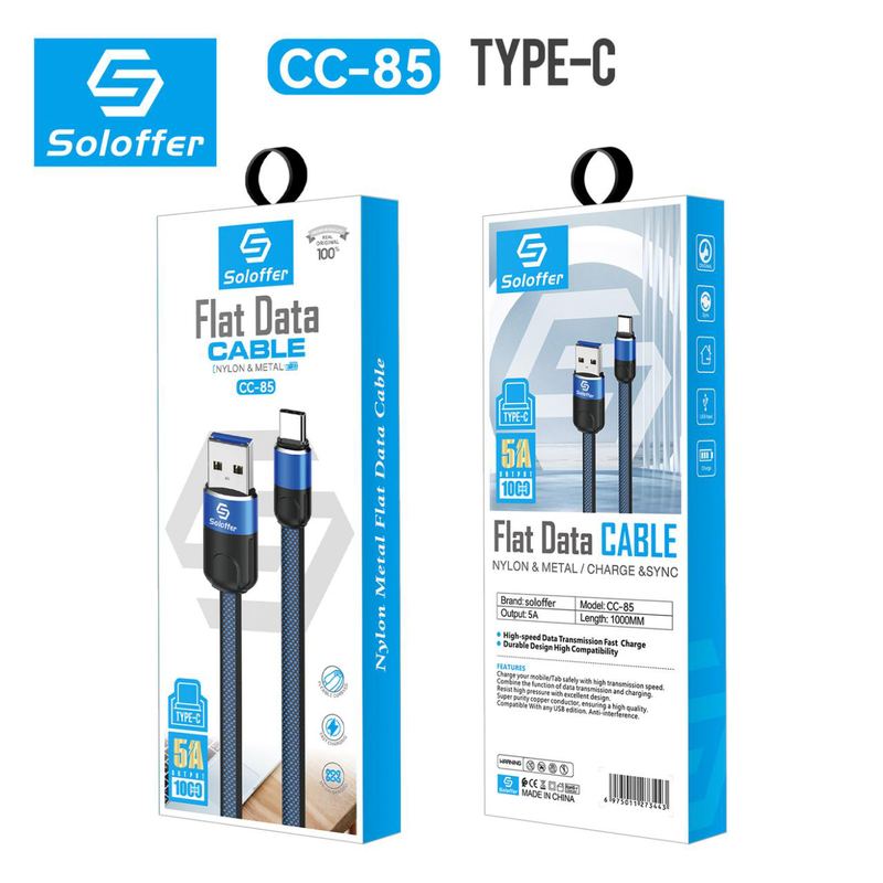 SOLOFFER CC85 V8 USB data cable