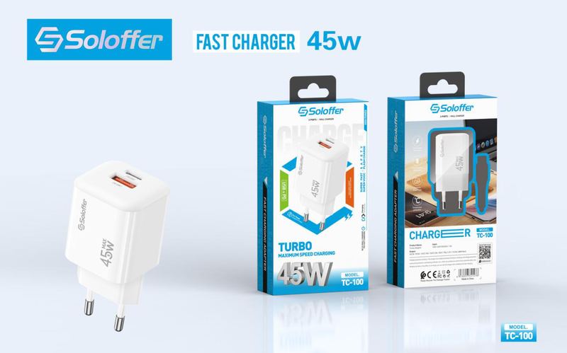 SOLOFFER TC-100 C-C Wall charger