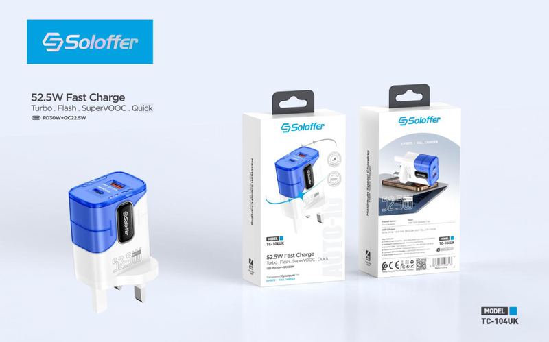 SOLOFFER TC-104 PD Wall charger