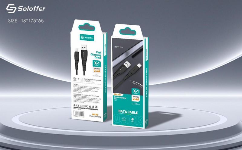 SOLOFFER X-1 TC USB data cable