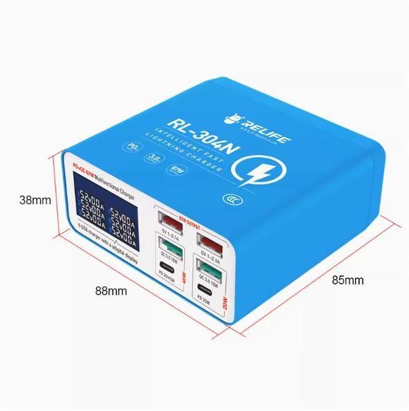 RELIFE RL-304N Intelligent digital display 6-port