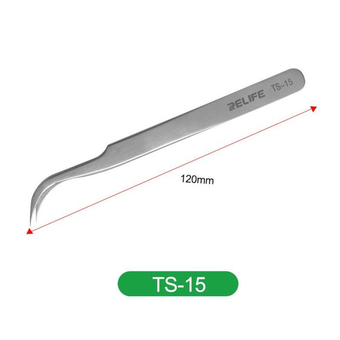 RELIFE TS-15 Precision Straight Tweezers