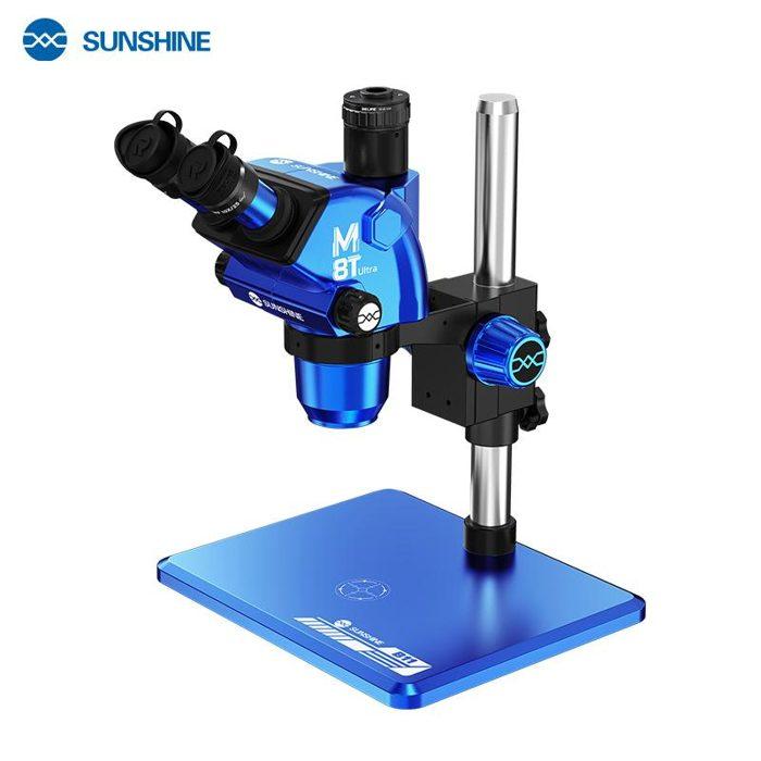 SUNSHINE M8T Ultra Trinocular Stereo Microscope/BLUE